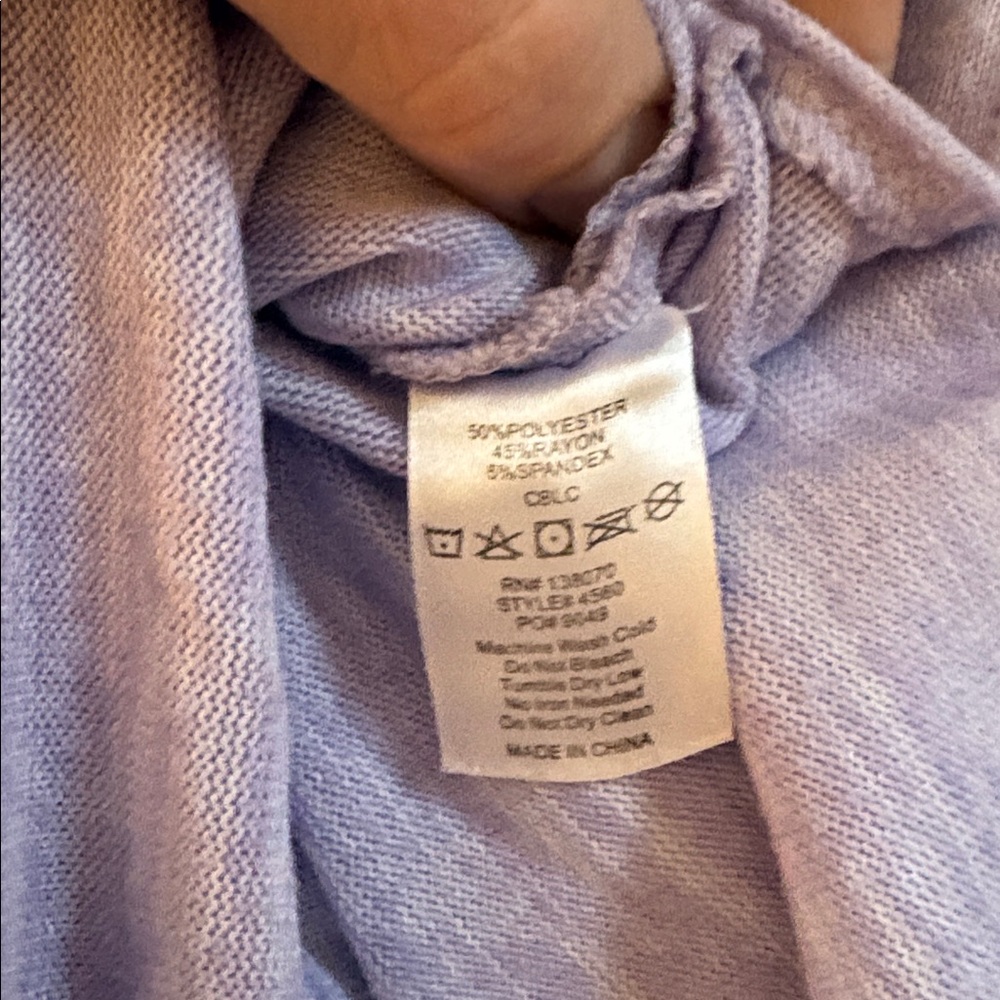 5/$25!! Heritage Lavender Hoodie - Picture 5 of 5